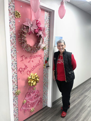 Holiday door contest